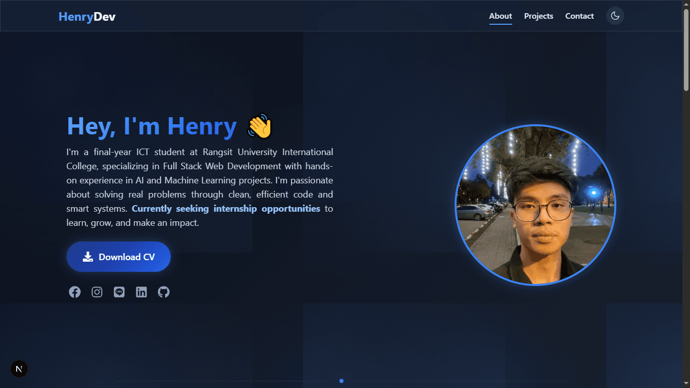 Personal Portfolio Website